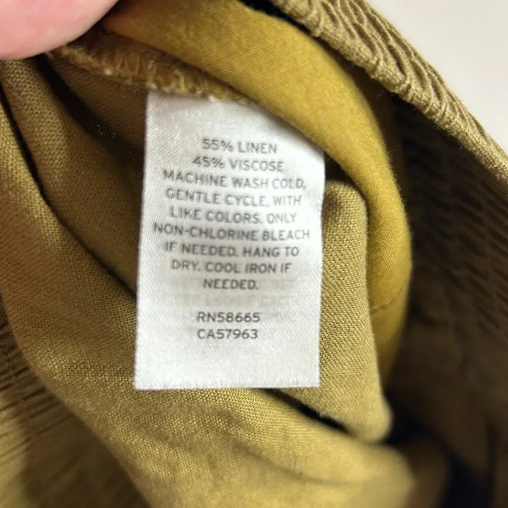 Treasure & Bond Linen Blend‎ Shorts NWT, Tan XS.